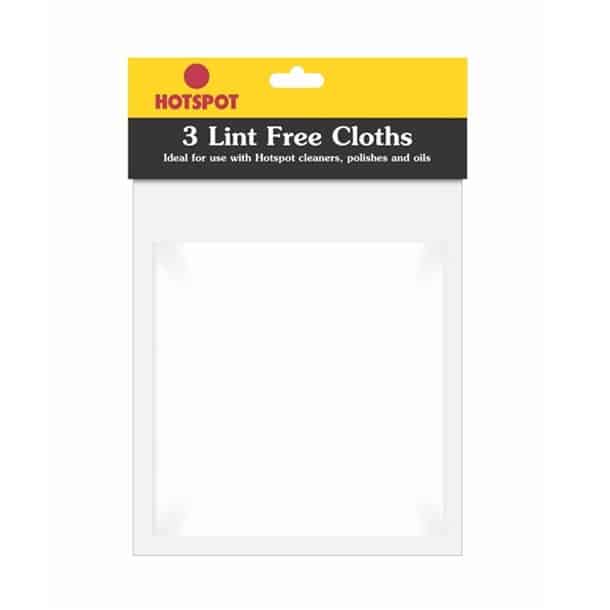 Hotspot 3 Lint Free Cloths - 3 Pack