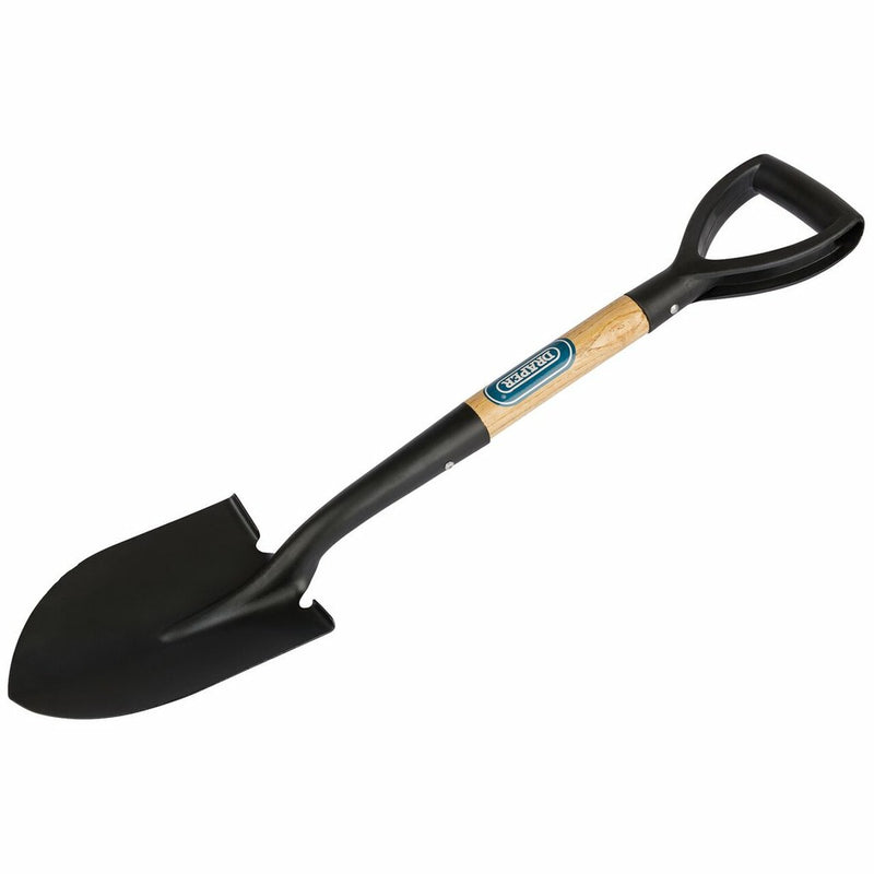 Round Point Mini Shovel with Wood Shaft