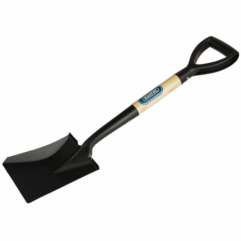 Square Mouth Mini Shovel with Wood Shaft