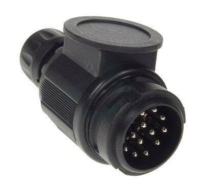 13 Pin Caravan Plug Plastic Towing Connector Trailer Self Wire Maypole 12V Mp128