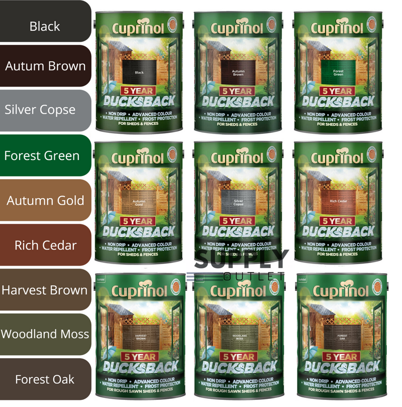 Cuprinol Ducksback Fence Paint 5Ltr