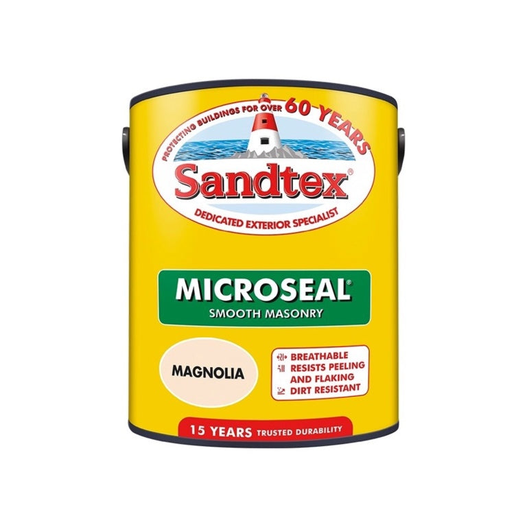 Sandtex Smooth Masonry 5L Magnolia