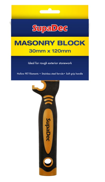SupaDec Masonry Block Brush 30mm x 120mm