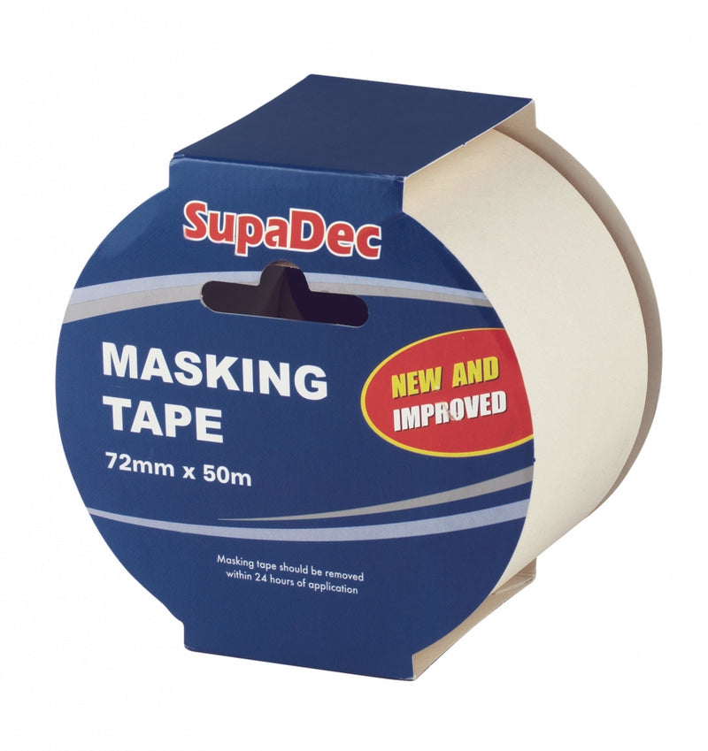 SupaDec Masking Tape 72mm x 50m