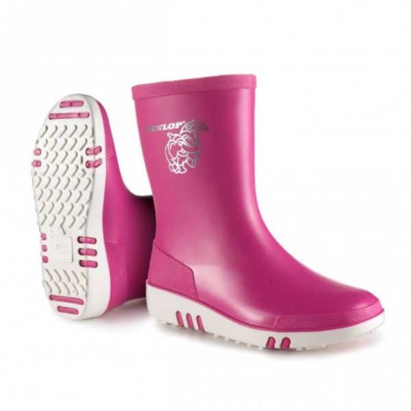 Dunlop Kids Mini Pink Wellies