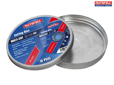Multi-Purpose Cutting Disc 115 x 1.0 x 22.23mm (Pack 10)