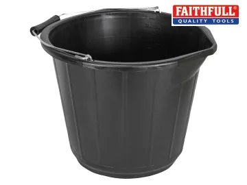 General-Purpose Bucket 14 litre (3 gallon) - Black