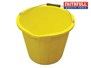 Heavy-Duty Bucket 14 litre (3 gallon) - Yellow