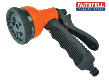 Plastic 8 Pattern Adjustable Spray Gun