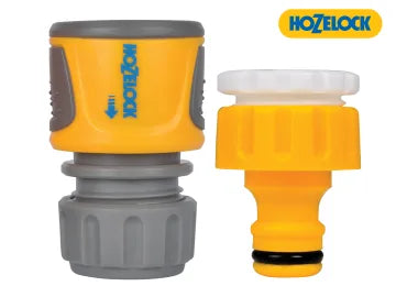 Hozelock Threaded Tap & Soft Touch Hose End Connector Set
