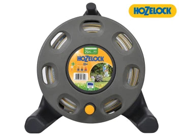 Hozelock Freestanding Compact Hose Reel + 25m of 12.5mm Hose