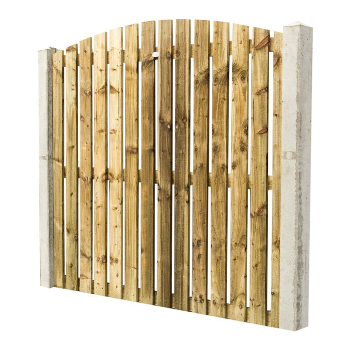 Convex top palisade – GLS Fencing