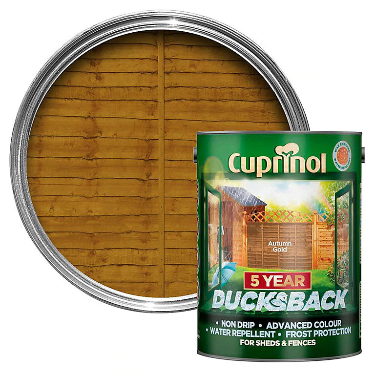 Cuprinol Ducksback Fence Paint 5Ltr GLS Fencing cuprinol-ducksback-fence-paint-5ltr-gls-fencing
