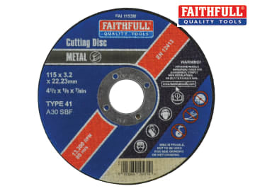 Metal Cut Off Disc 115 x 3.2 x 22.23mm