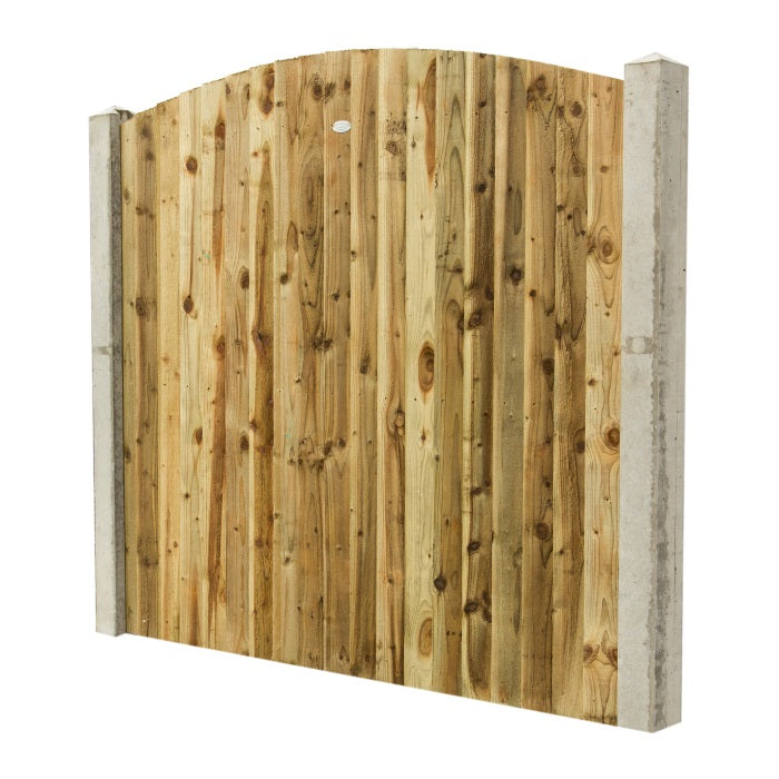 Feather Edge board convex topped