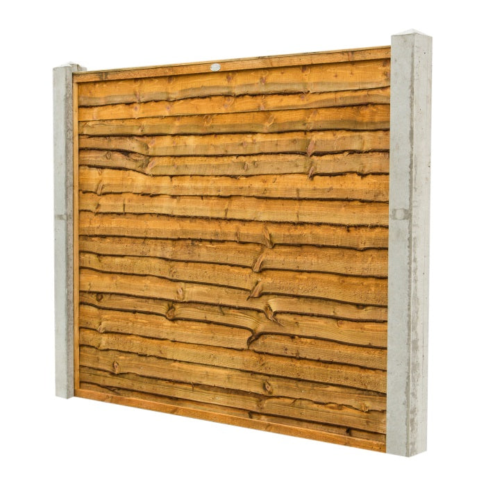 Larch lap dipped – GLS Fencing