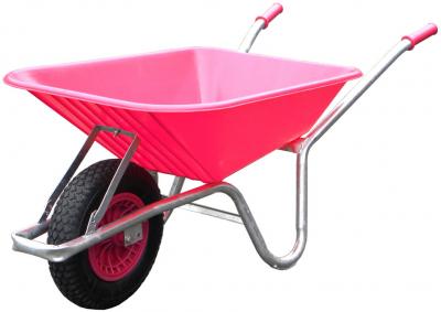 90 Litre Wheelbarrow PINK Tray